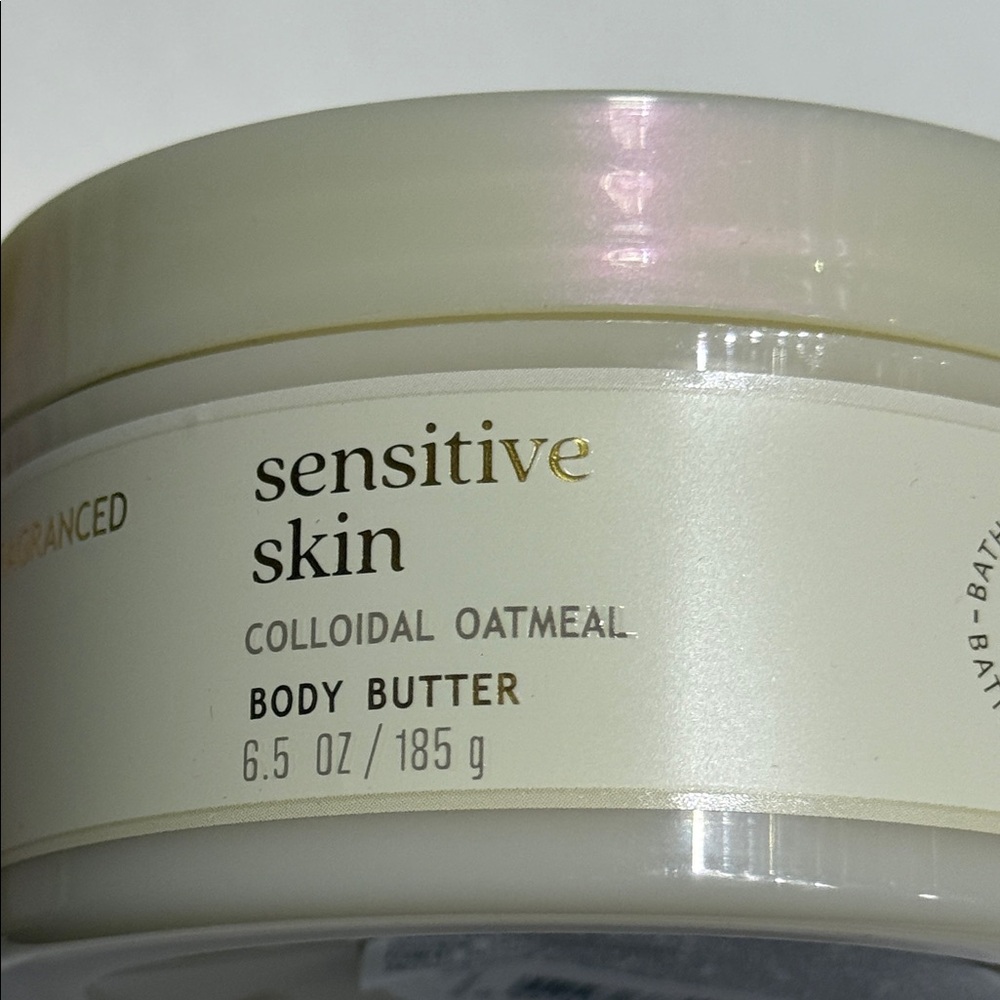 Bath & Body Works Sensitive Skin Colloidal Oatmeal Body Butter - Cream NEW